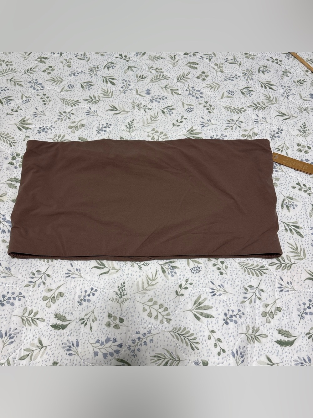 SKIMS Strapless Tube Top Umber Brown 4XL Stretch Jersey Logo BR-BND-2026 NWT